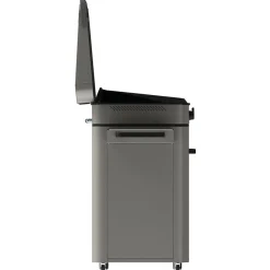 ENO Ensemble Plancha sign Gaz 65, Couvercle et Chariot - Inox