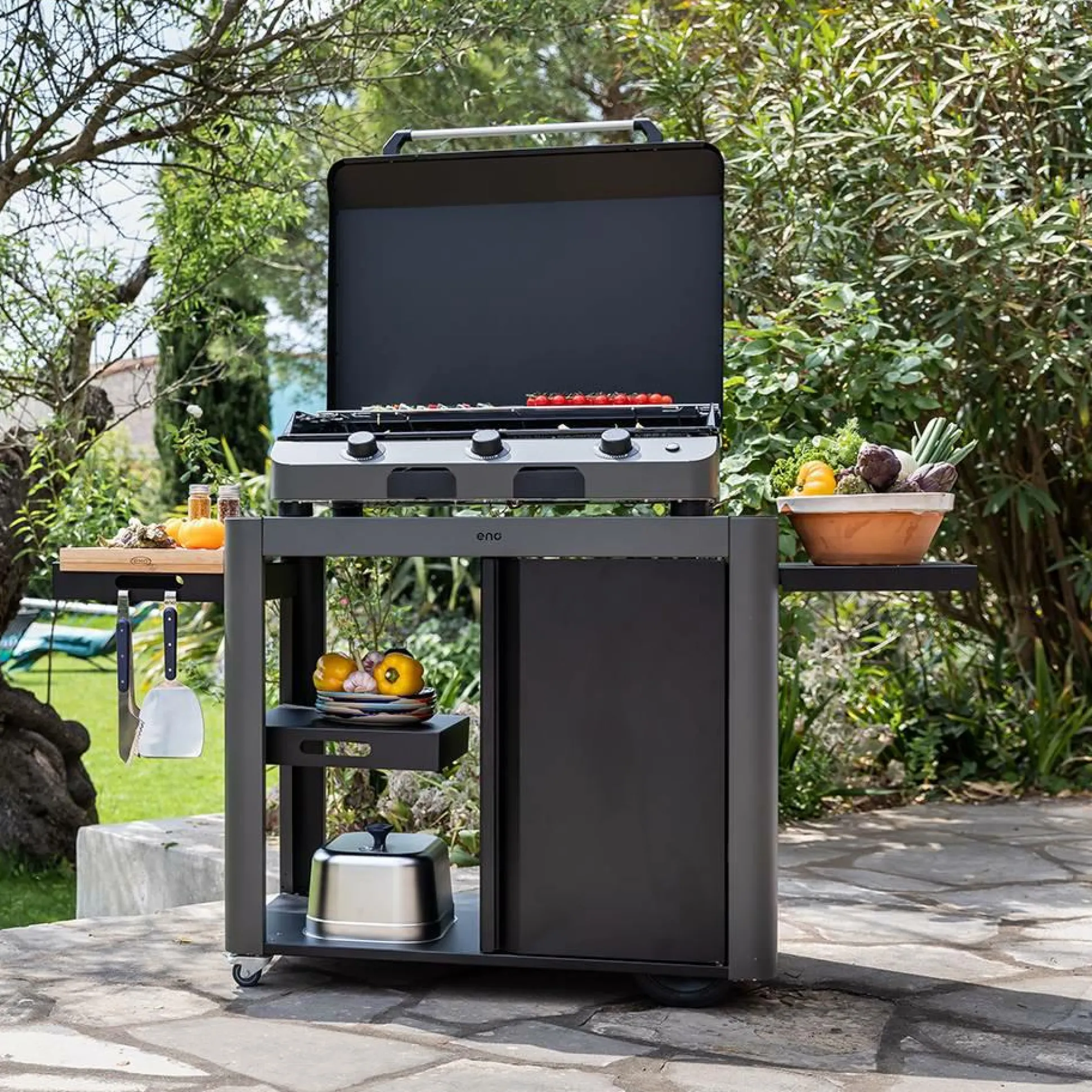 ENO Plancha Fusion Gaz 75 - Acier Gris