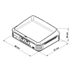 ENO Plancha sign Électrique 65 en Inox