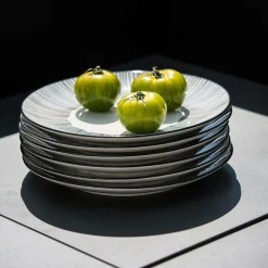 ENO Plateau d'Angle pour Cuisine d'Extérieur Modulo en Acier Gris Cargo et Noir