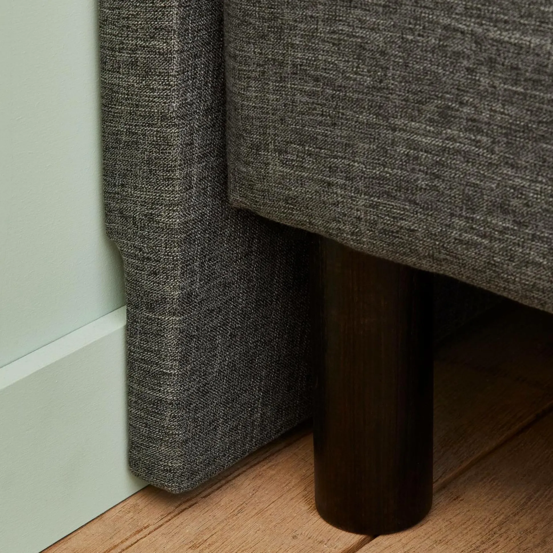 EPEDA Ensemble 5 en 1 Boxspring Enchanteur - Gris - 2 x 100 x 200 cm