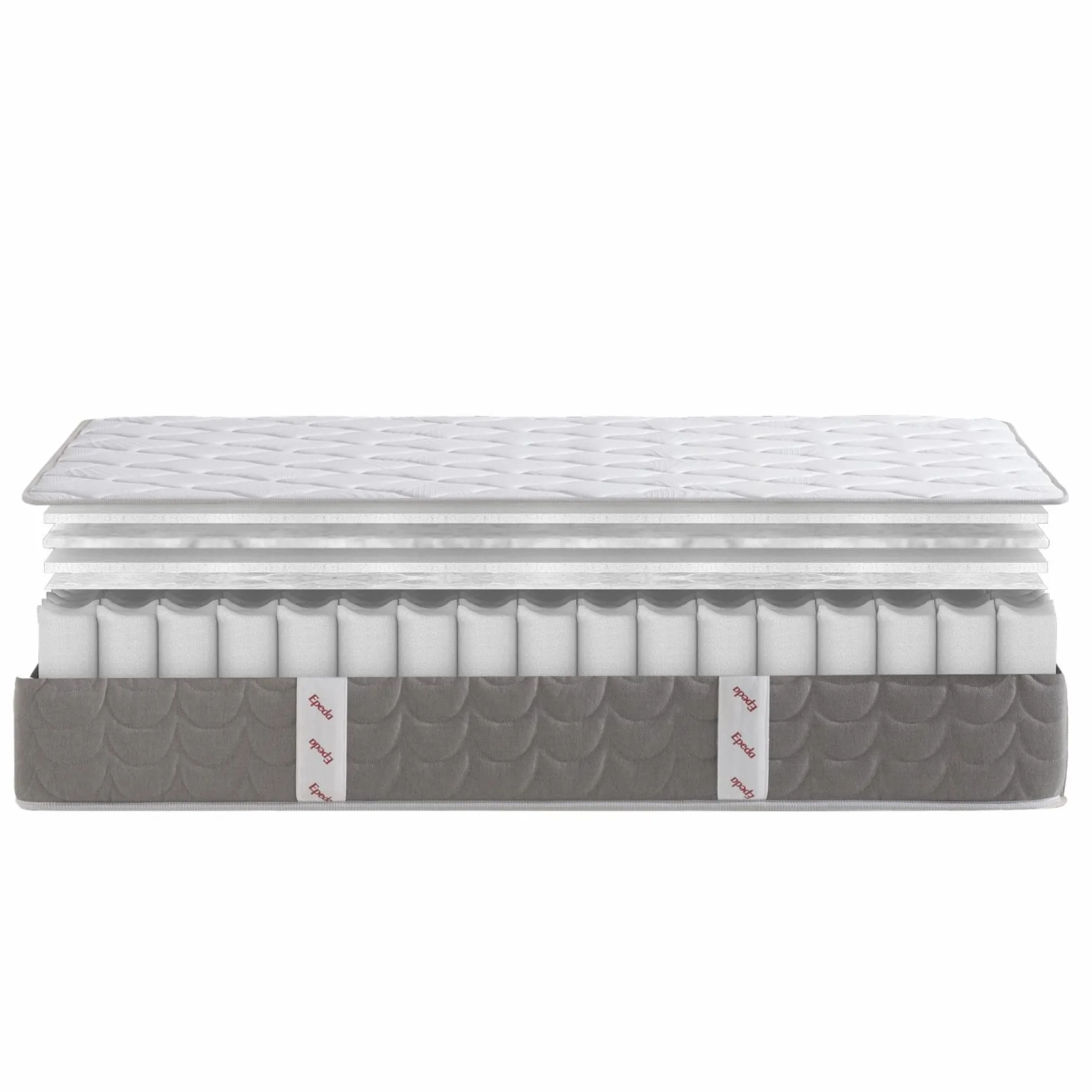 EPEDA Matelas ressorts ensachés 22 cm Erisia - 140 x 190 cm