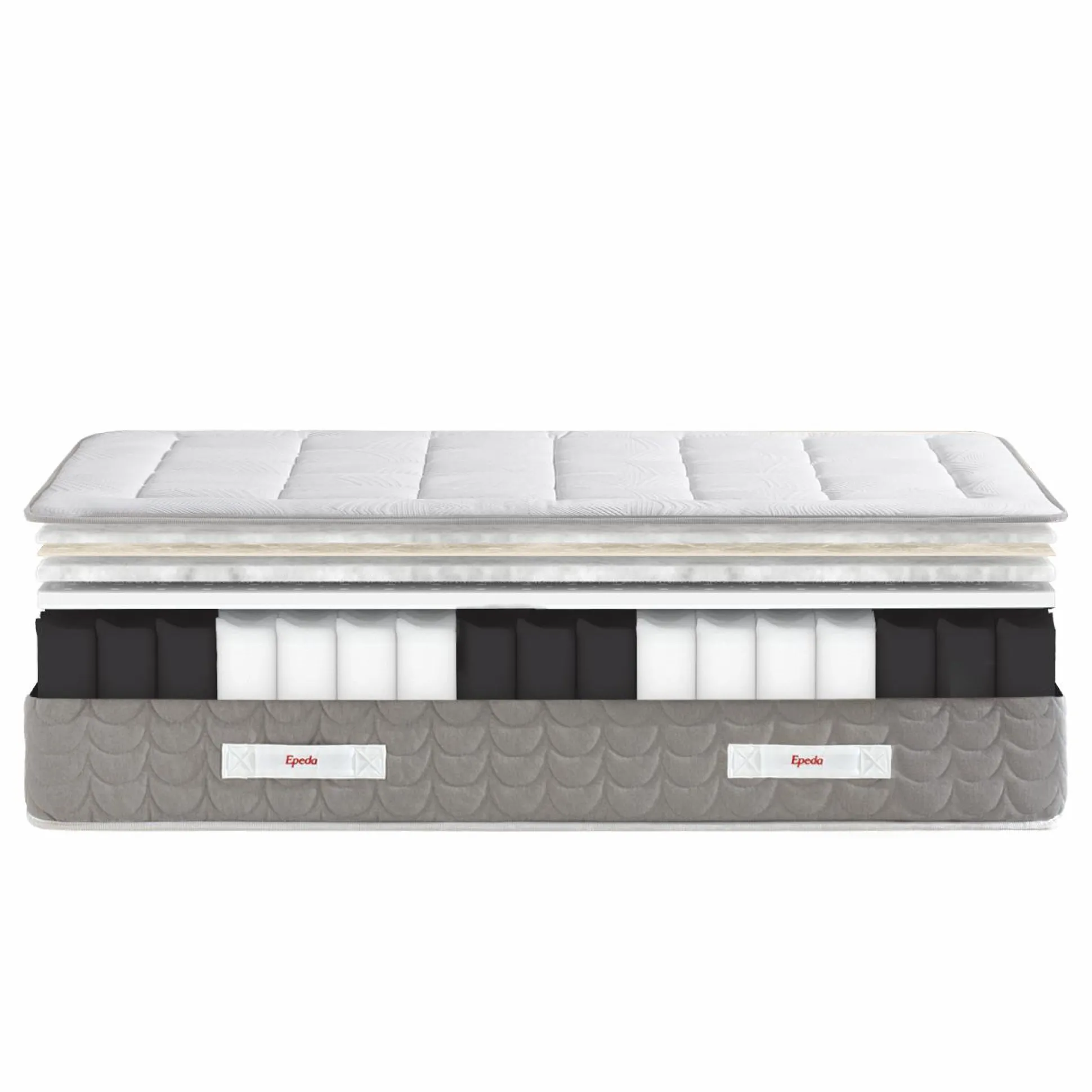 EPEDA Matelas ressorts ensachés 27 cm Emarys - 180 x 200 cm