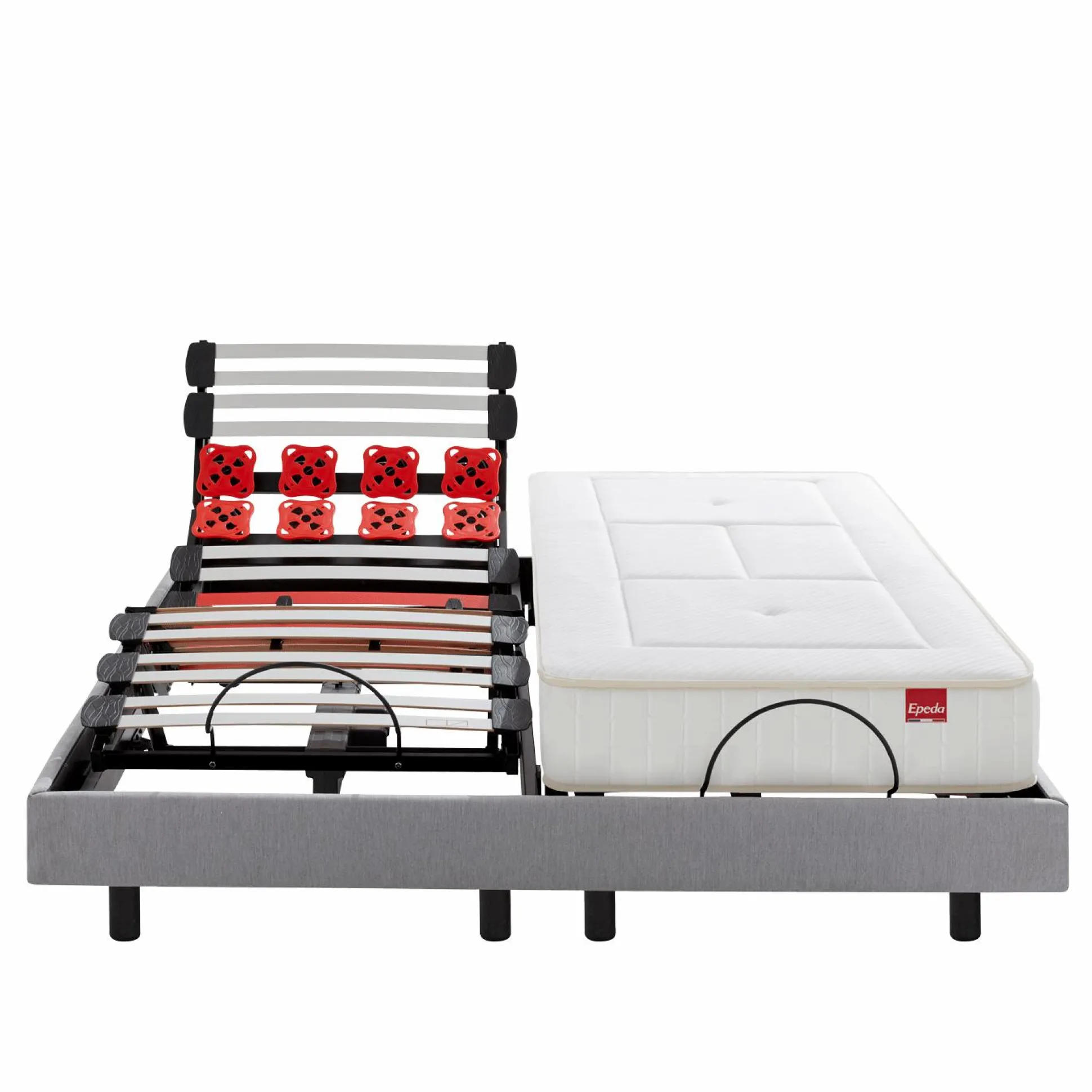 EPEDA Matelas ressorts ensachés 22,5cm Balade Enveloppant - 2 x 90 x 200 cm