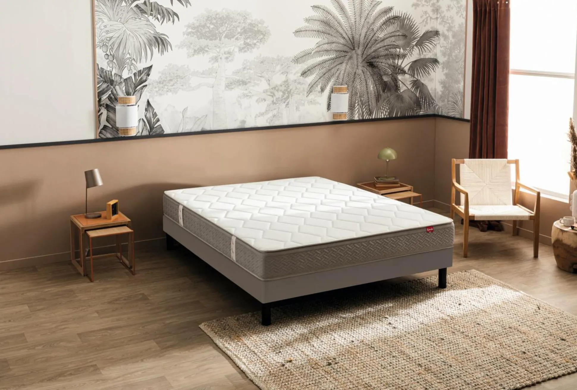 EPEDA Matelas ressorts ensachés 22 cm Itinéraire - 120 x 190 cm