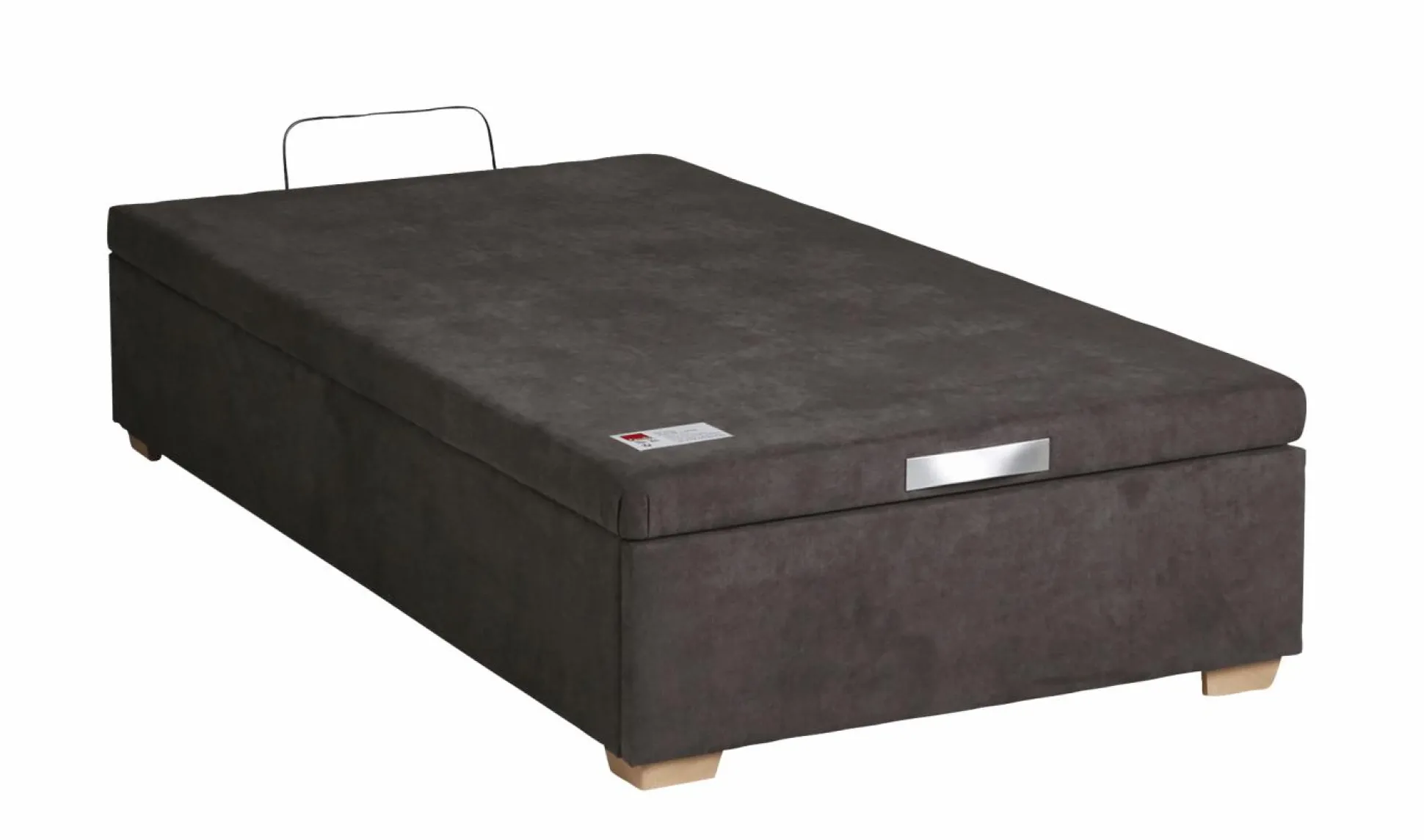 EPEDA Sommier coffre 34 cm Hercule - Gris Béton - 90 x 200 cm