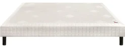 EPEDA Sommier tapissier à lattes 15 cm Nature - Ecru - 100 x 200 cm