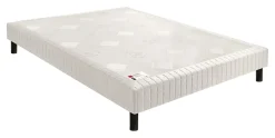 EPEDA Sommier tapissier à lattes 15 cm Nature - Ecru - 120 x 190 cm