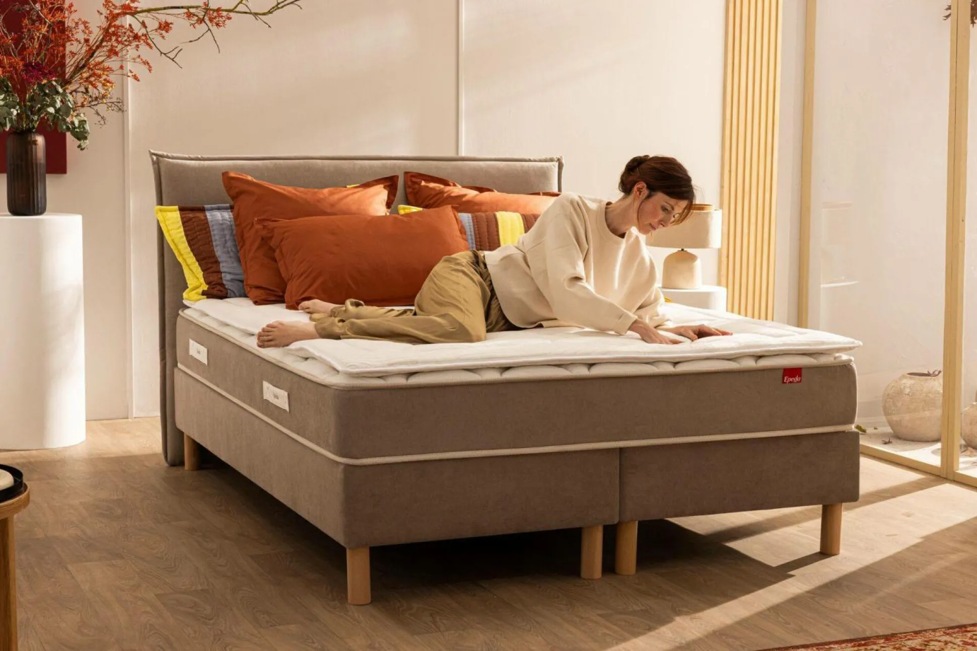 EPEDA Surmatelas Noblesse - 140 x 190 cm