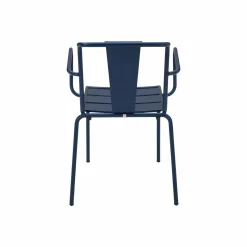 EREME Lot de 2 Fauteuils Paname - Bleu Lazuli