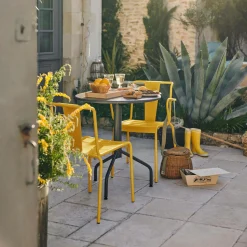 EREME Lot de 2 Fauteuils Paname - Amande