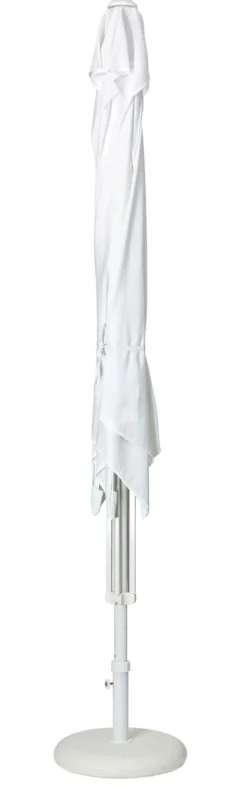 EZPELETA Parasol 250 x 250 cm Eolo en Aluminium - Blanc