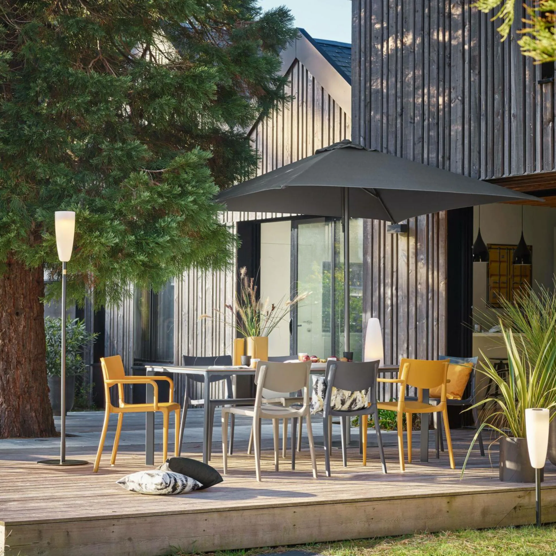 EZPELETA Pied de Parasol pour Parasol Eolo Flat EZPELETA - Gris Anthracite