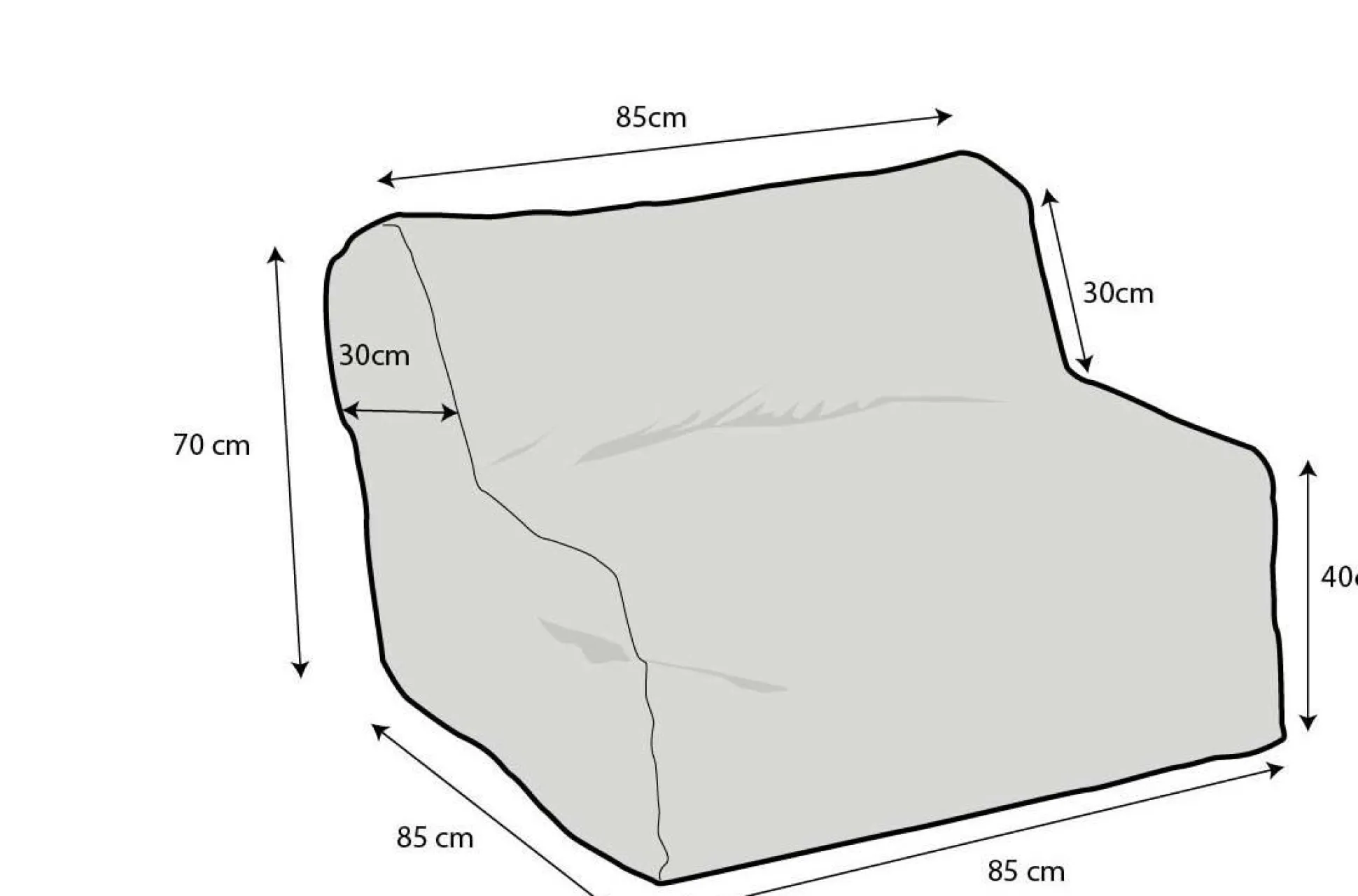 Fauteuil de Jardin Recyclé Heva - Tomette