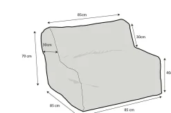 Fauteuil de Jardin Recyclé Heva - Vert Fougère