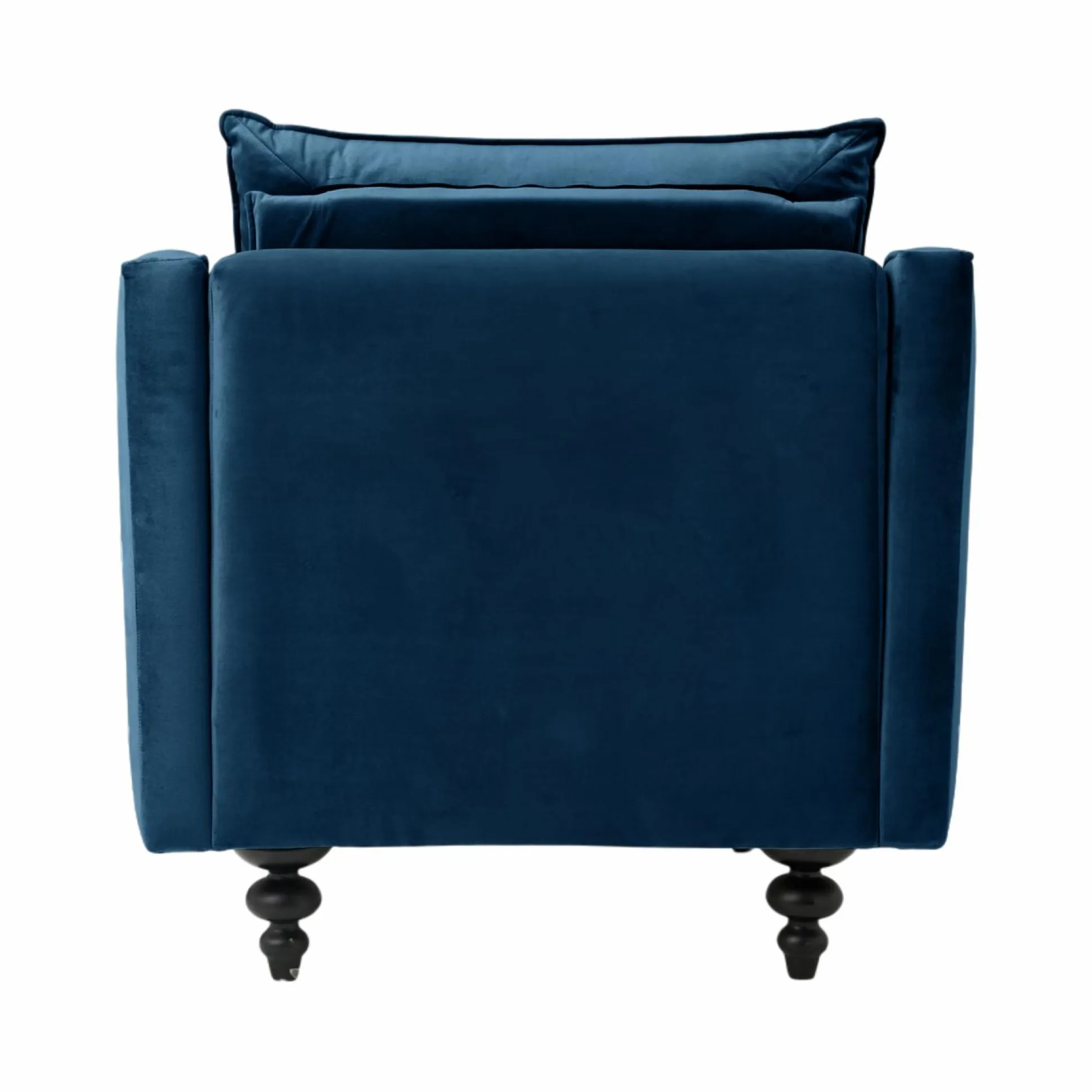 Fauteuil velours Orso - Bleu