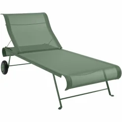 FERMOB Bain de Soleil Pliant Dune en Acier - Cactus