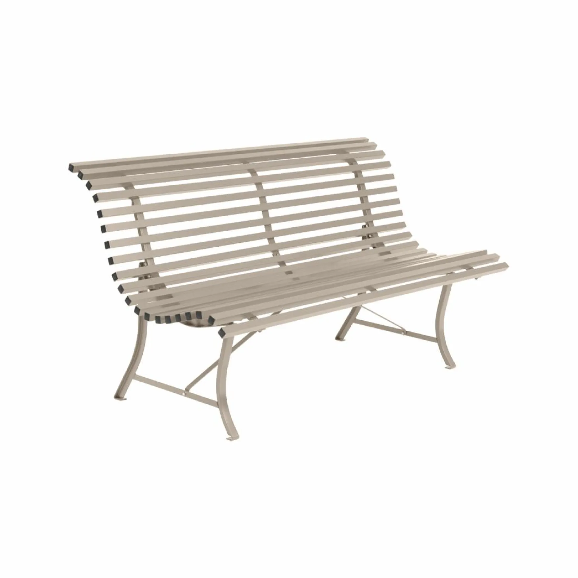 FERMOB Banc 3 Places 150 cm Louisiane en Acier - Muscade