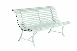 FERMOB Banc 3 Places 150 cm Louisiane en Acier - Menthe Glaciale