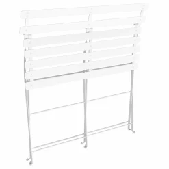 FERMOB Banquette Pliante 2 Places Bistro en Acier - Blanc