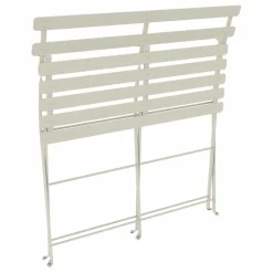 FERMOB Banquette Pliante 2 Places Bistro en Acier - Gris Argile