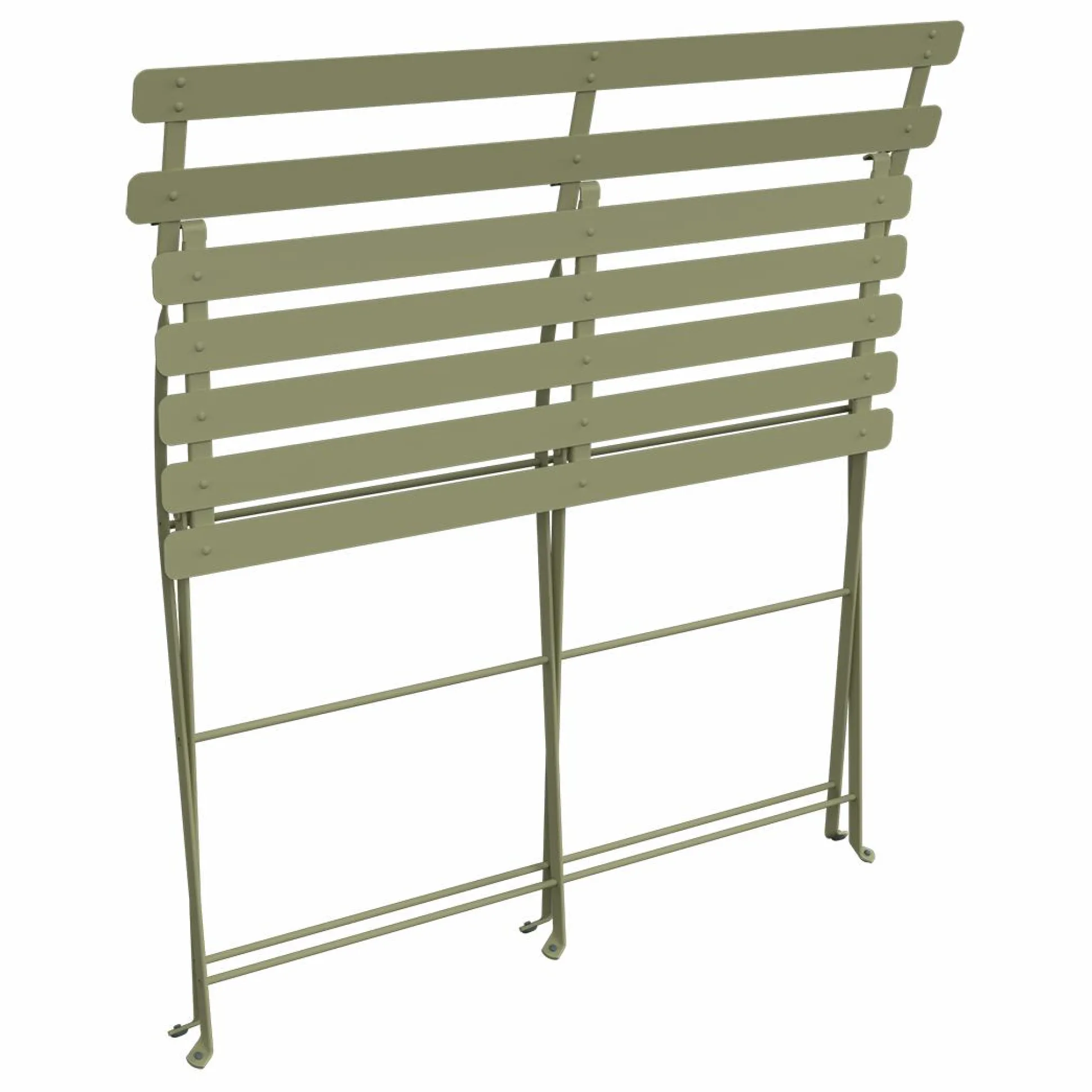 FERMOB Banquette Pliante 2 Places Bistro en Acier - Tilleul