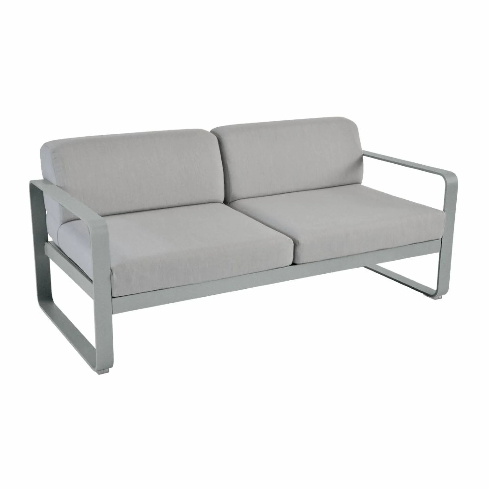FERMOB Canapé 2 Places Bellevie Gris Flanelle en Aluminium - Gris Lapili