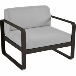 FERMOB Fauteuil Bellevie Gris Flanelle en Aluminium - Tonka