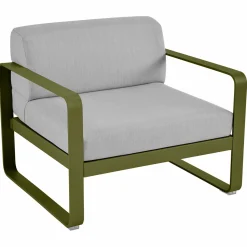 FERMOB Fauteuil Bellevie Gris Flanelle en Aluminium - Pesto