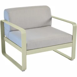 FERMOB Fauteuil Bellevie Gris Flanelle en Aluminium - Tilleul