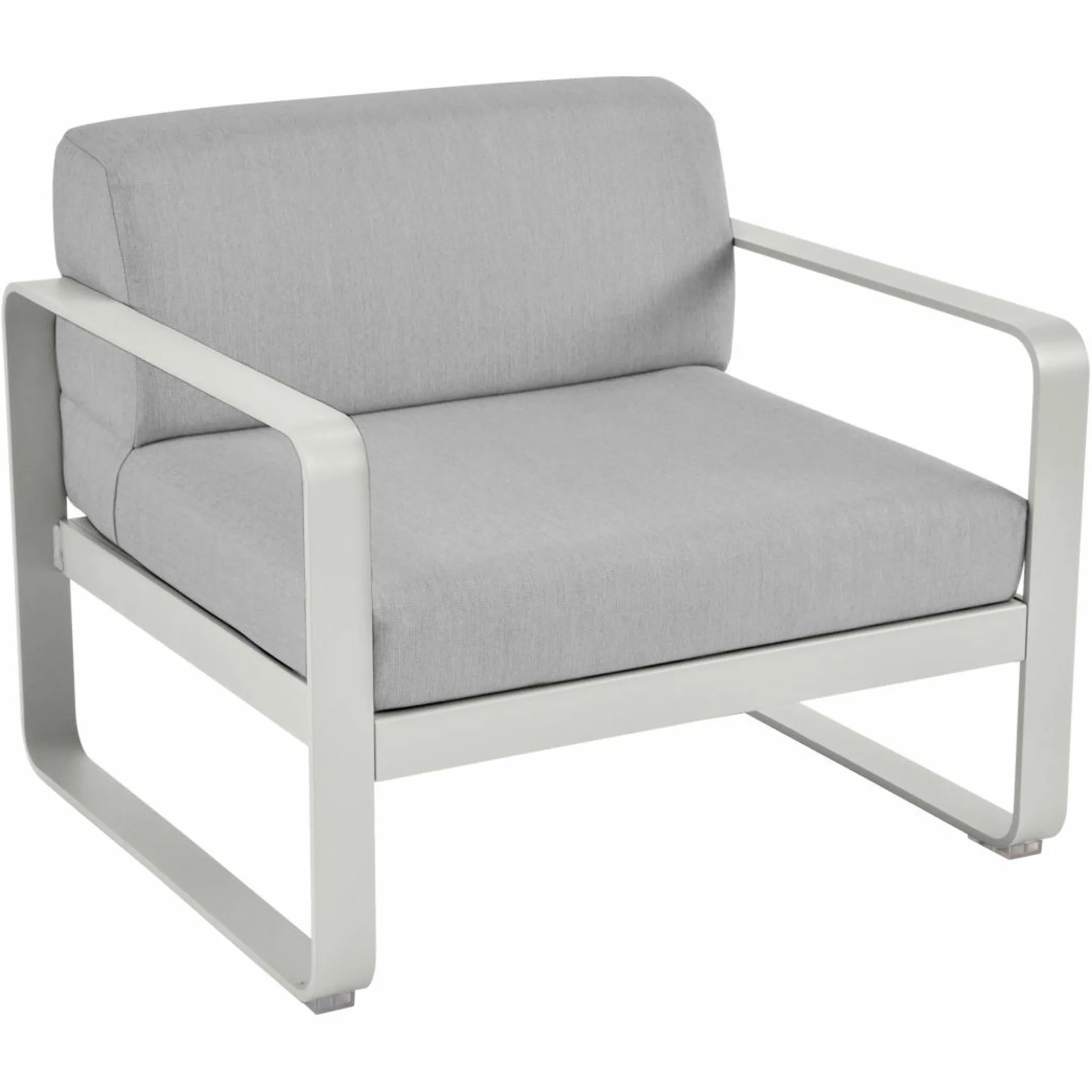 FERMOB Fauteuil Bellevie Gris Flanelle en Aluminium - Gris Argile