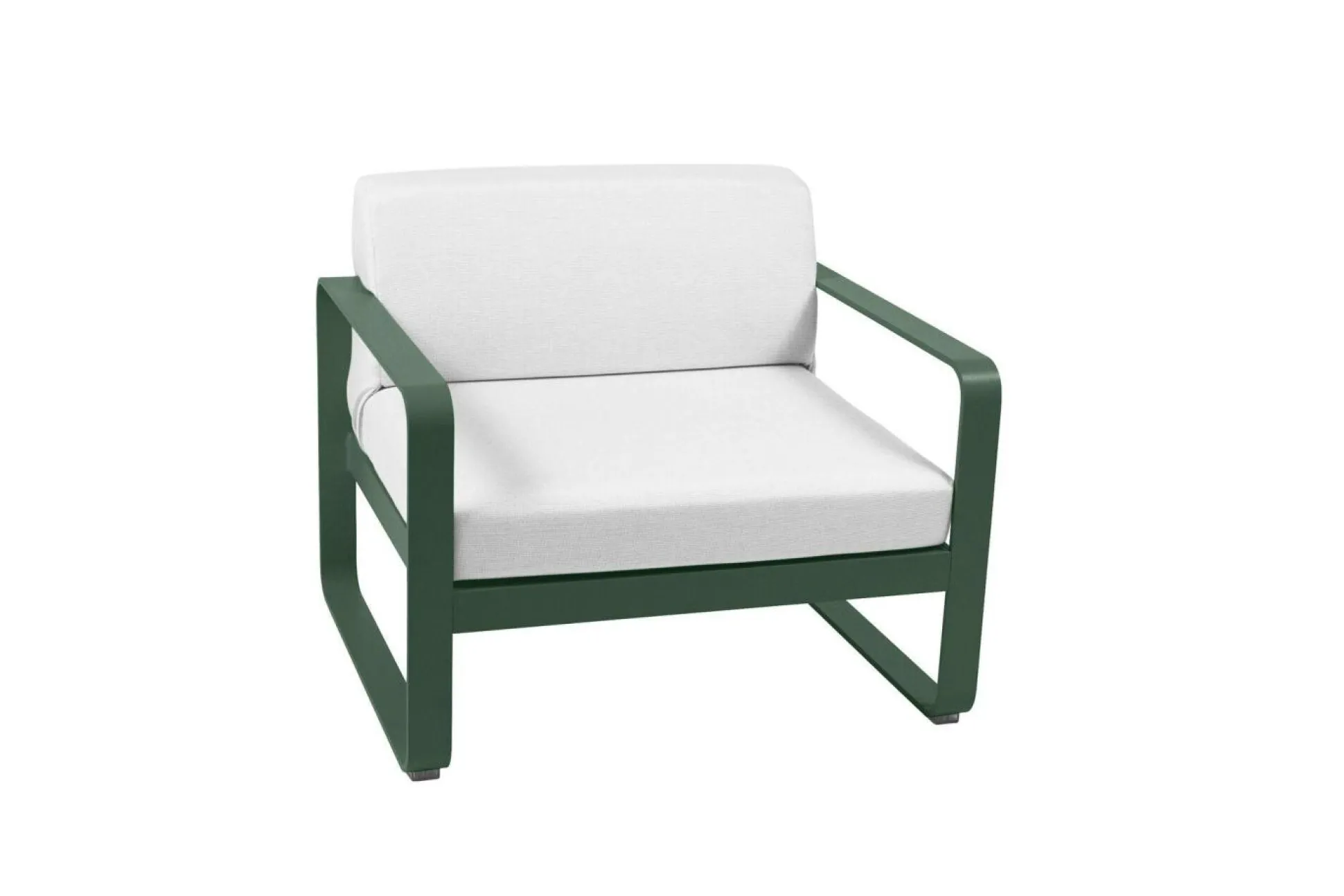 FERMOB Fauteuil Bellevie Blanc Grisé en Aluminium - Cèdre
