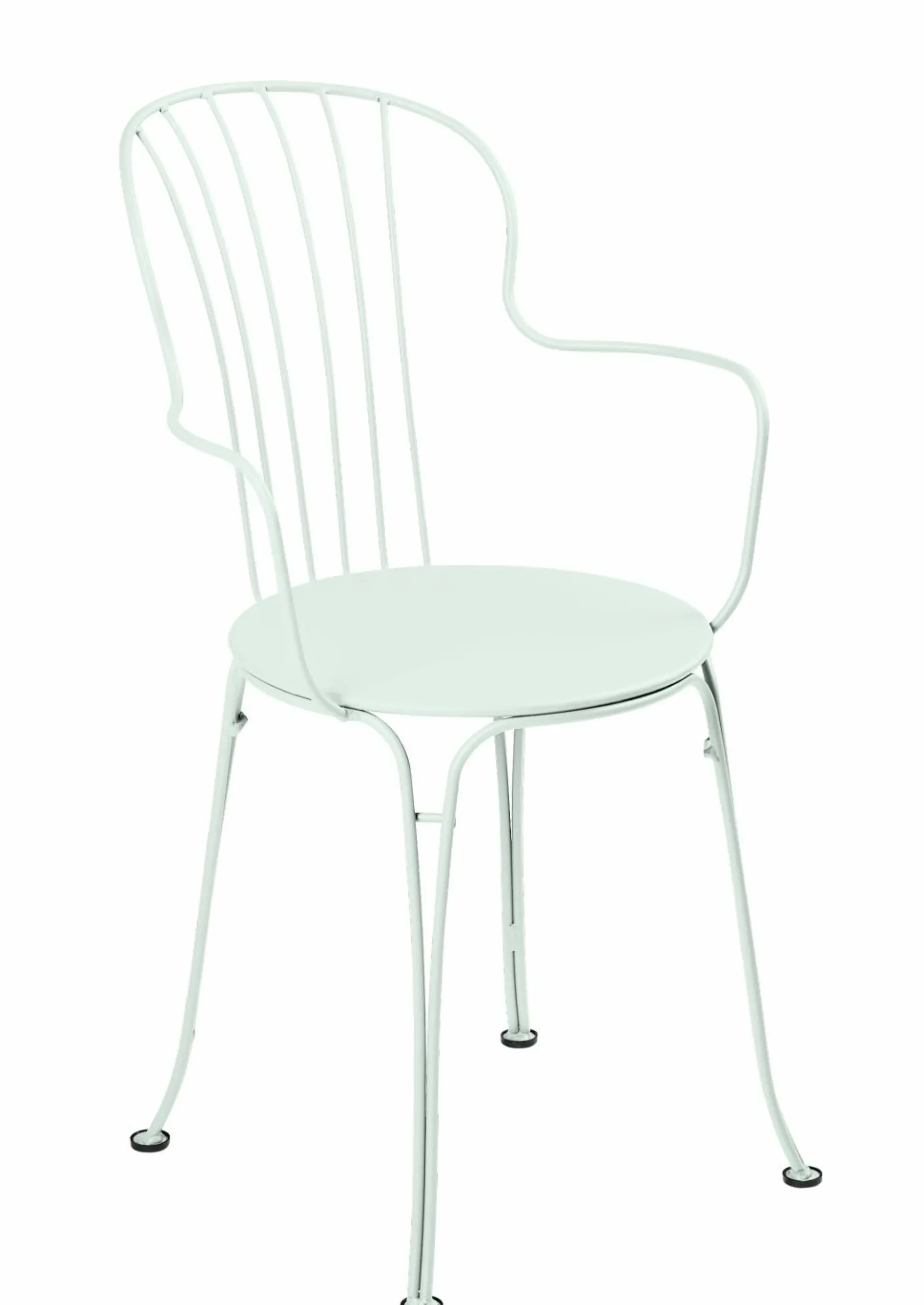FERMOB Lot de 2 Fauteuils Empilables Opéra+ en Acier - Menthe Glaciale