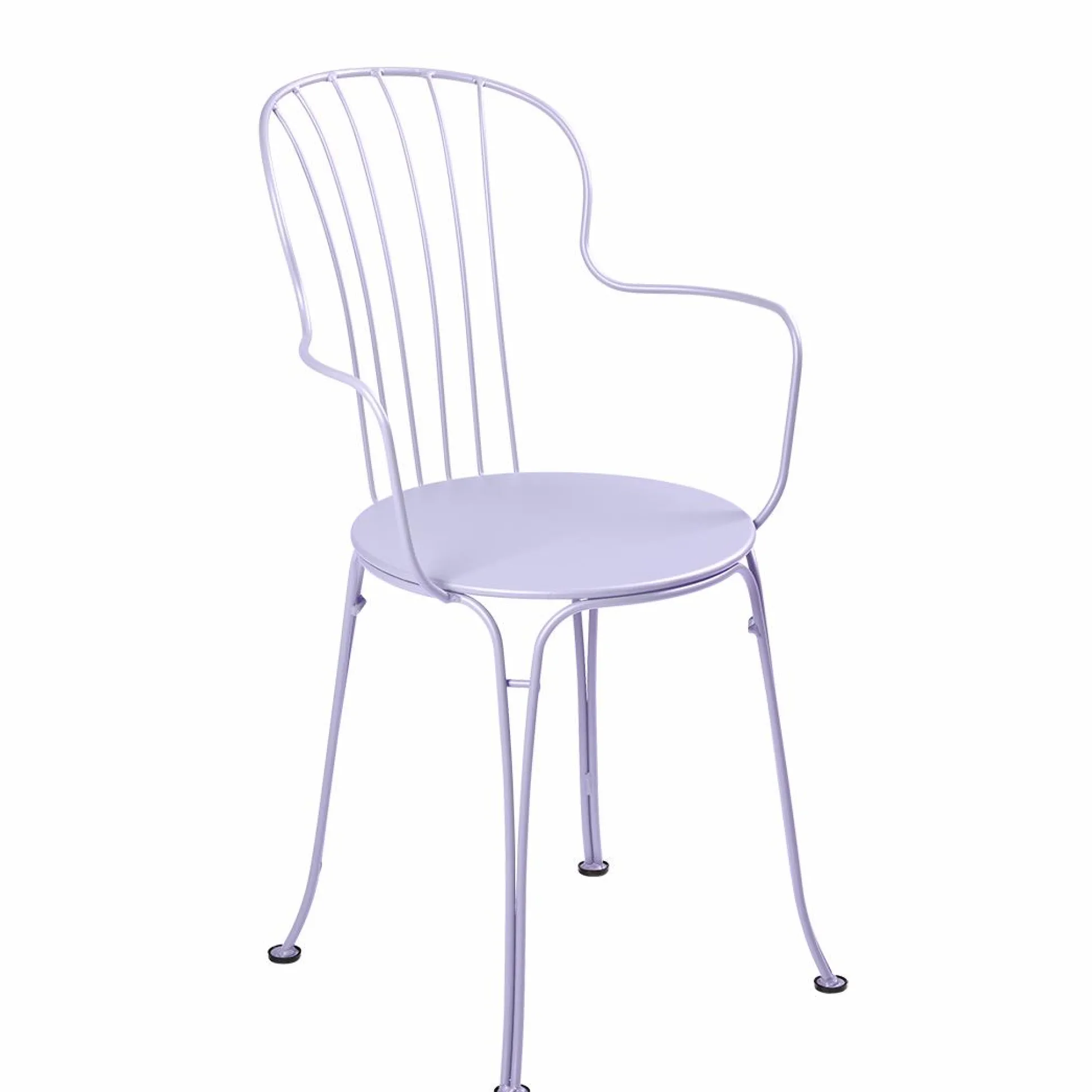 FERMOB Lot de 2 Fauteuils Empilables Opéra+ en Acier - Guimauve