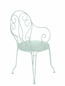 FERMOB Lot de 2 Fauteuils Empilables Montmartre en Acier - Menthe Glaciale
