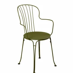 FERMOB Lot de 2 Fauteuils Empilables Opéra+ en Acier - Pesto