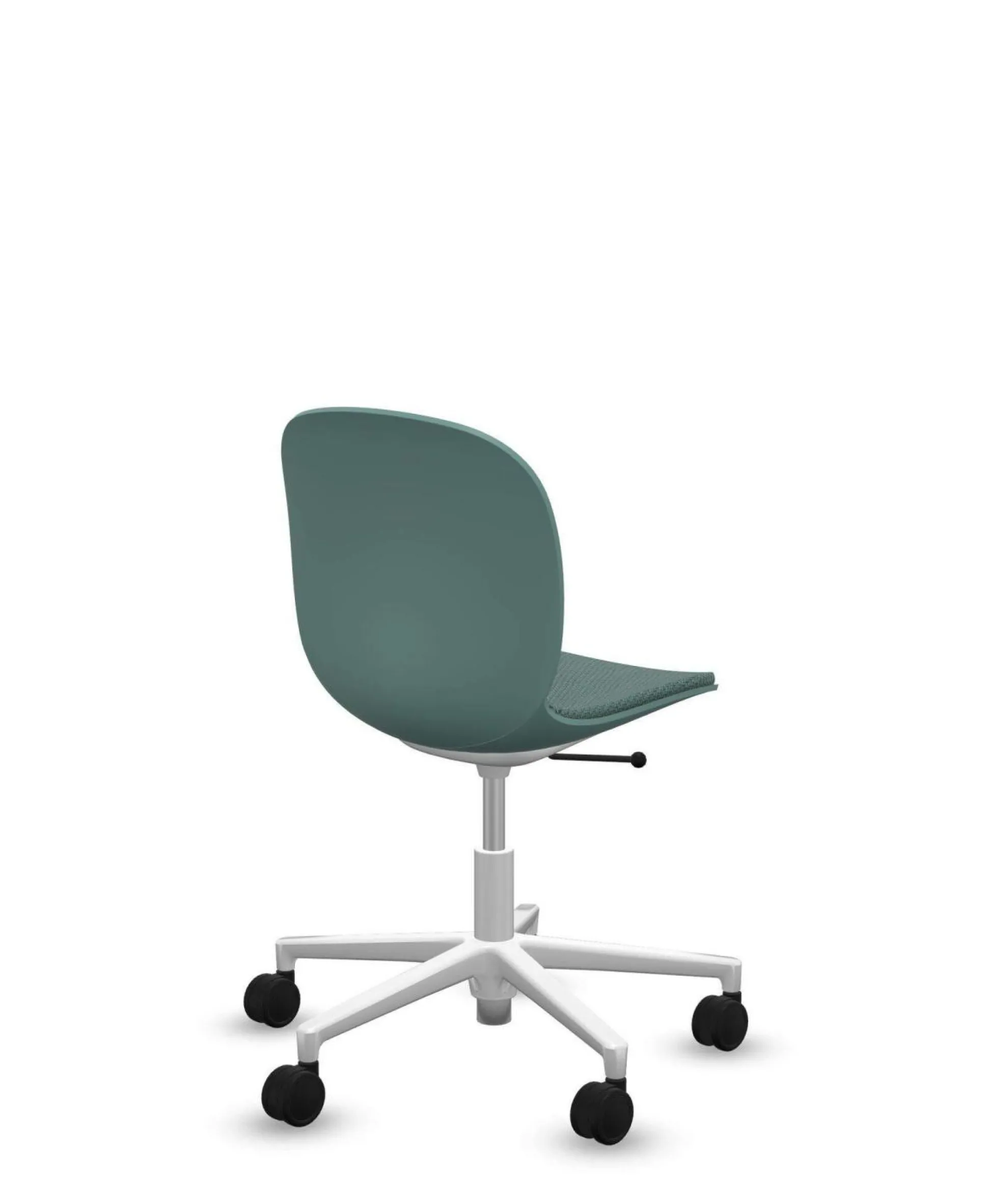FLOKK Chaise de bureau assise capitonnée Noor 6070S - Bleu Vert