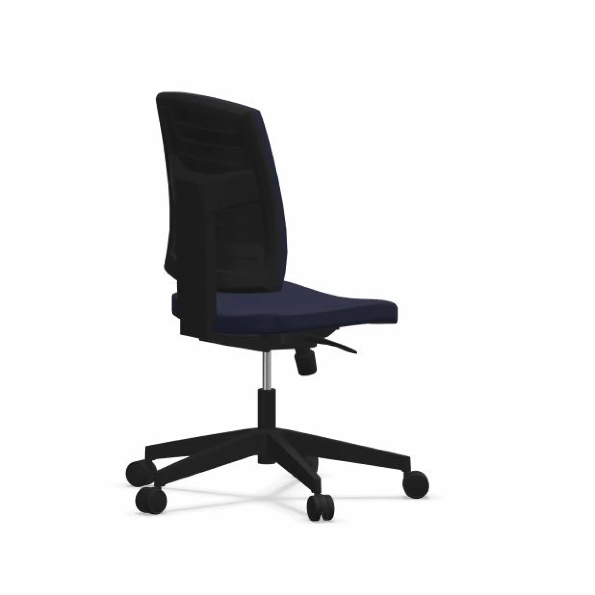 FLOKK Chaise de bureau Raya 21S - Bleu - Roulettes pour sol dur