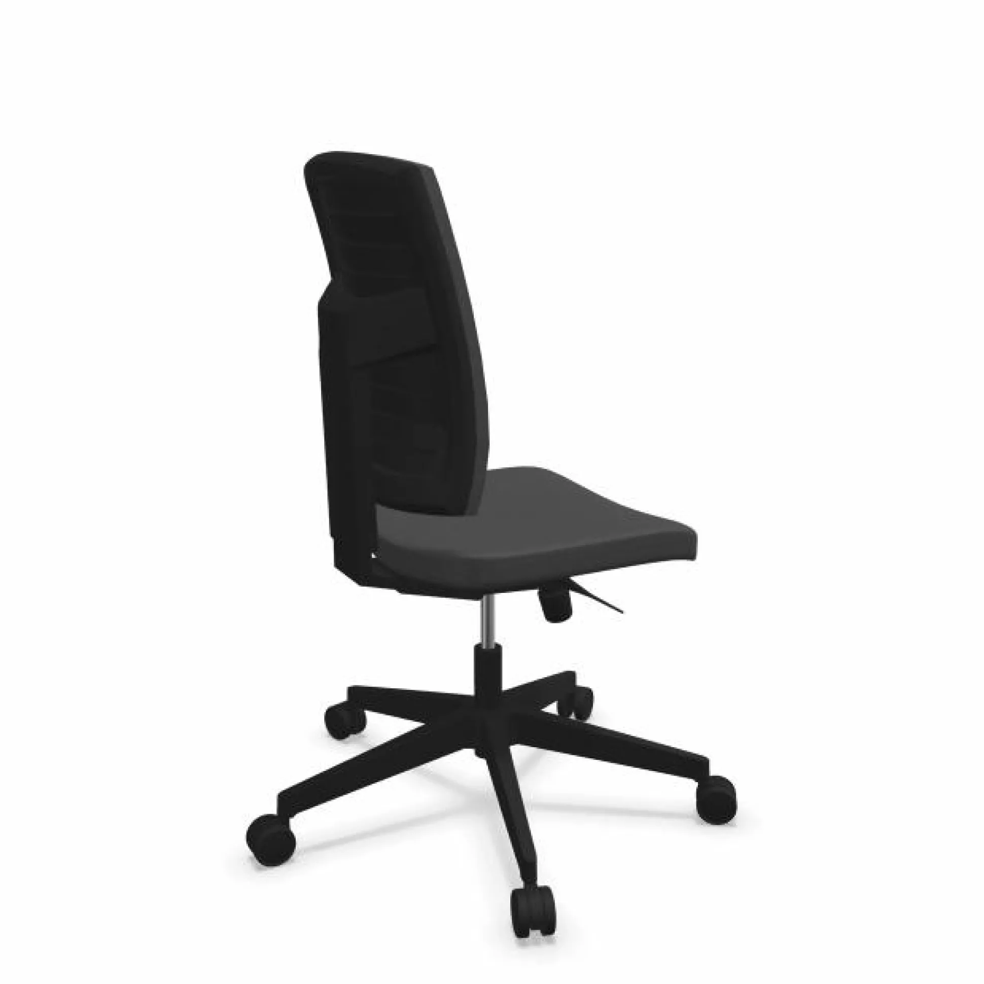 FLOKK Chaise de bureau Raya 21S - Gris Anthracite - Roulettes pour sol dur