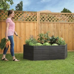 GARANTIA Kit 2 Carrés de Potager avec 2 Sets d'Extension Ergo