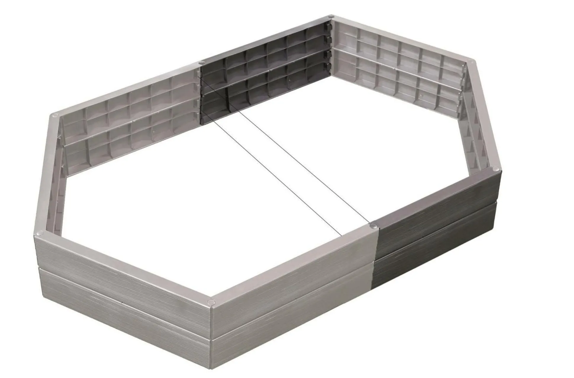 GARANTIA Kit 2 Carrés de Potager avec 2 Sets d'Extension Ergo