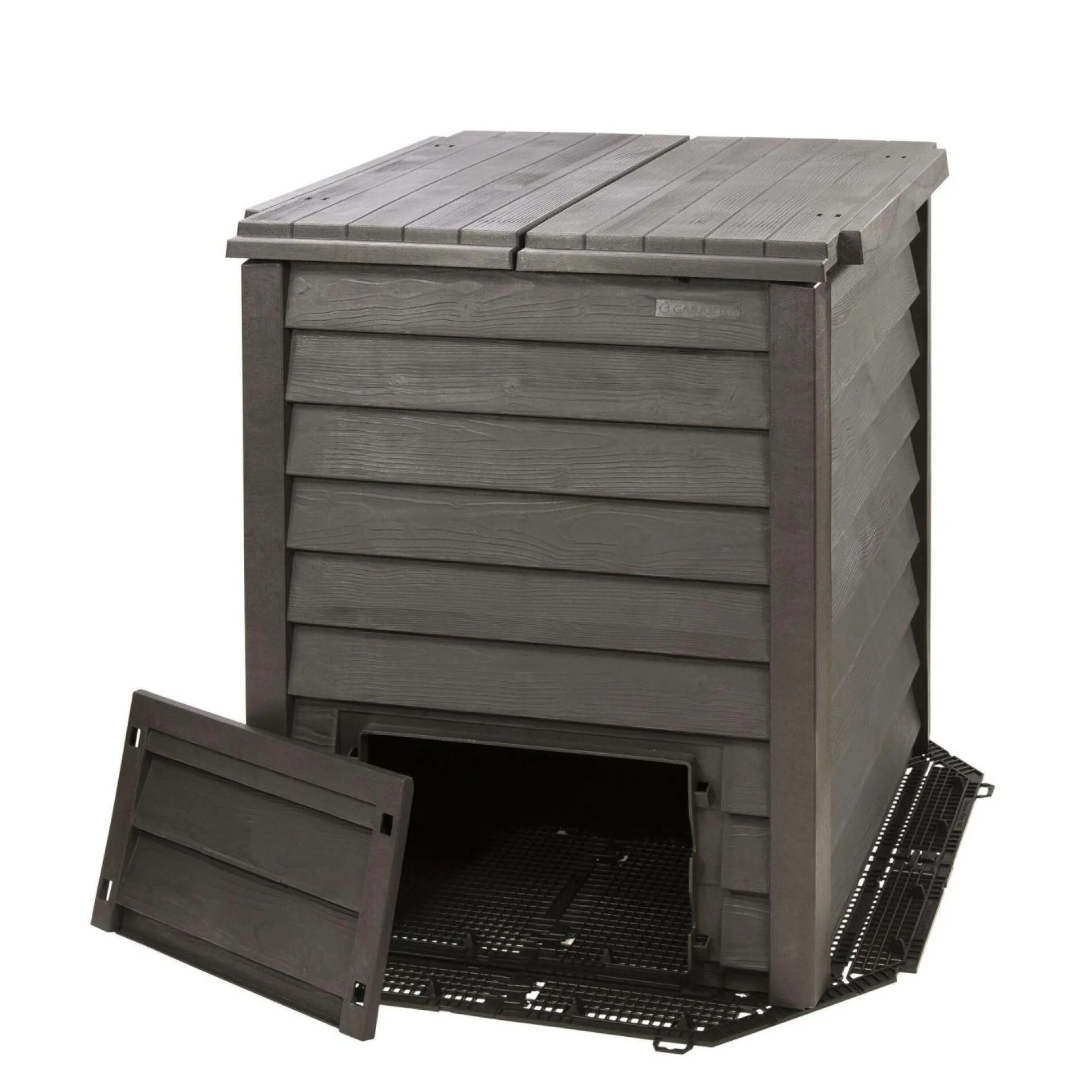 GARANTIA Kit Composteur Imitation Bois 600 L Thermo Wood