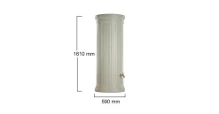 GARANTIA Kit Récupérateur d'Eau Colonne Romaine 330 L Sable