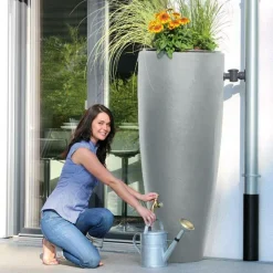 GARANTIA Kit Récupérateur d'Eau 300 L 2en1 Gris