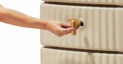 GARANTIA Kit Récupérateur d'Eau Cuve Murale 500 L Slim Sable