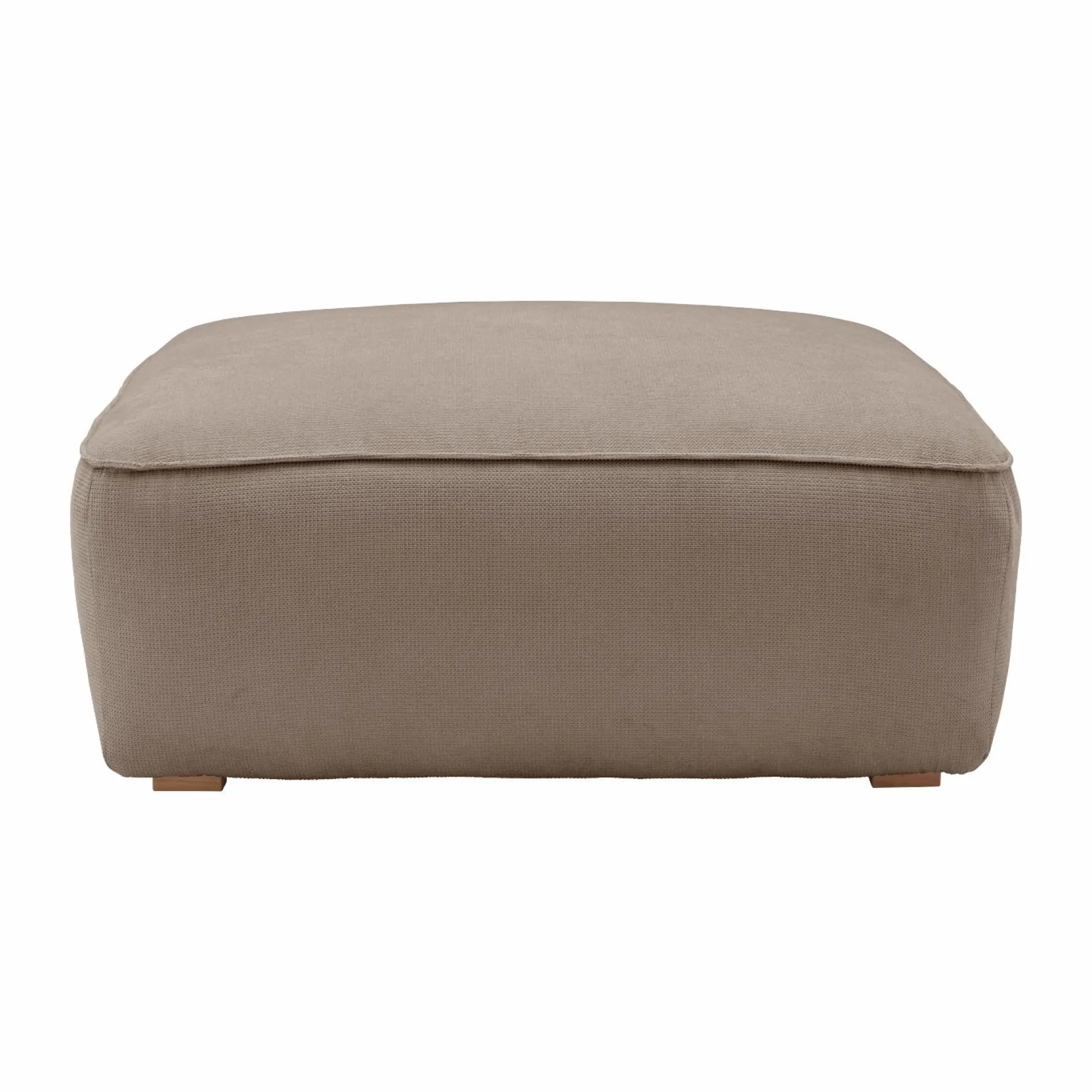 Grand pouf tissu Otis - Beige