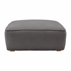 Grand pouf tissu Otis - Gris