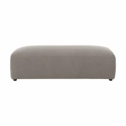 Grand pouf tissu Pavel - Gris
