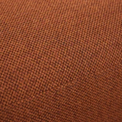 Grand pouf tissu Pavel - Rouille