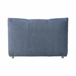 Grande chauffeuse pour canapé modulable tissu Benny - Bleu - 1,5 place